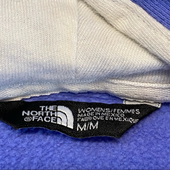 The North Face Periwinkle Blue Graphic Pullover Hoodie Size M - Picture 6 of 12